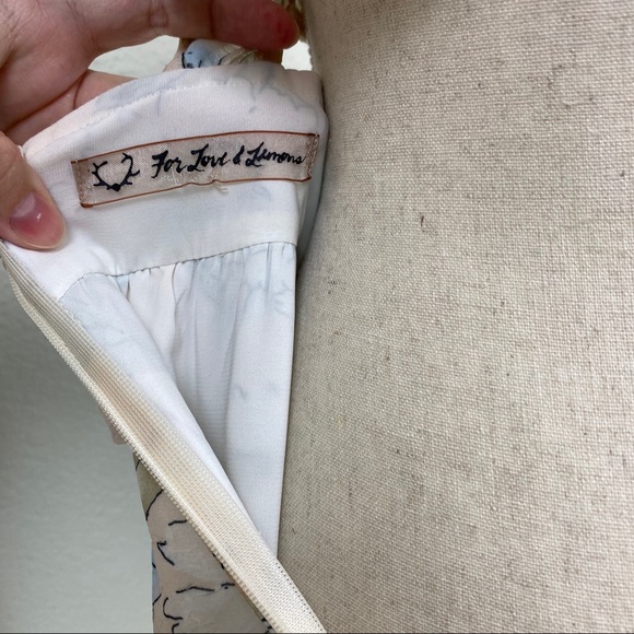 For Love & Lemons Cadence Maxi Dress Ruffle Floral - Picture 11 of 16